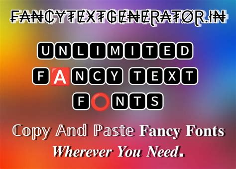 cool fancy text generator stylish letters.